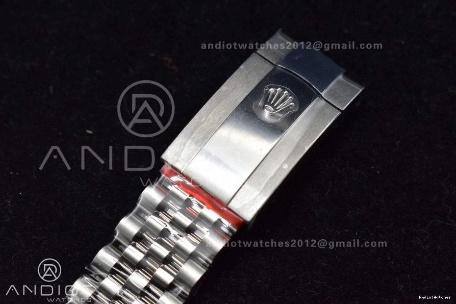 Best Bracelet 36 Jubilee 417 Steel Stick 126234 Black VSF Bright 1:1 on SS DateJust VS Dial Edition 904L 0118